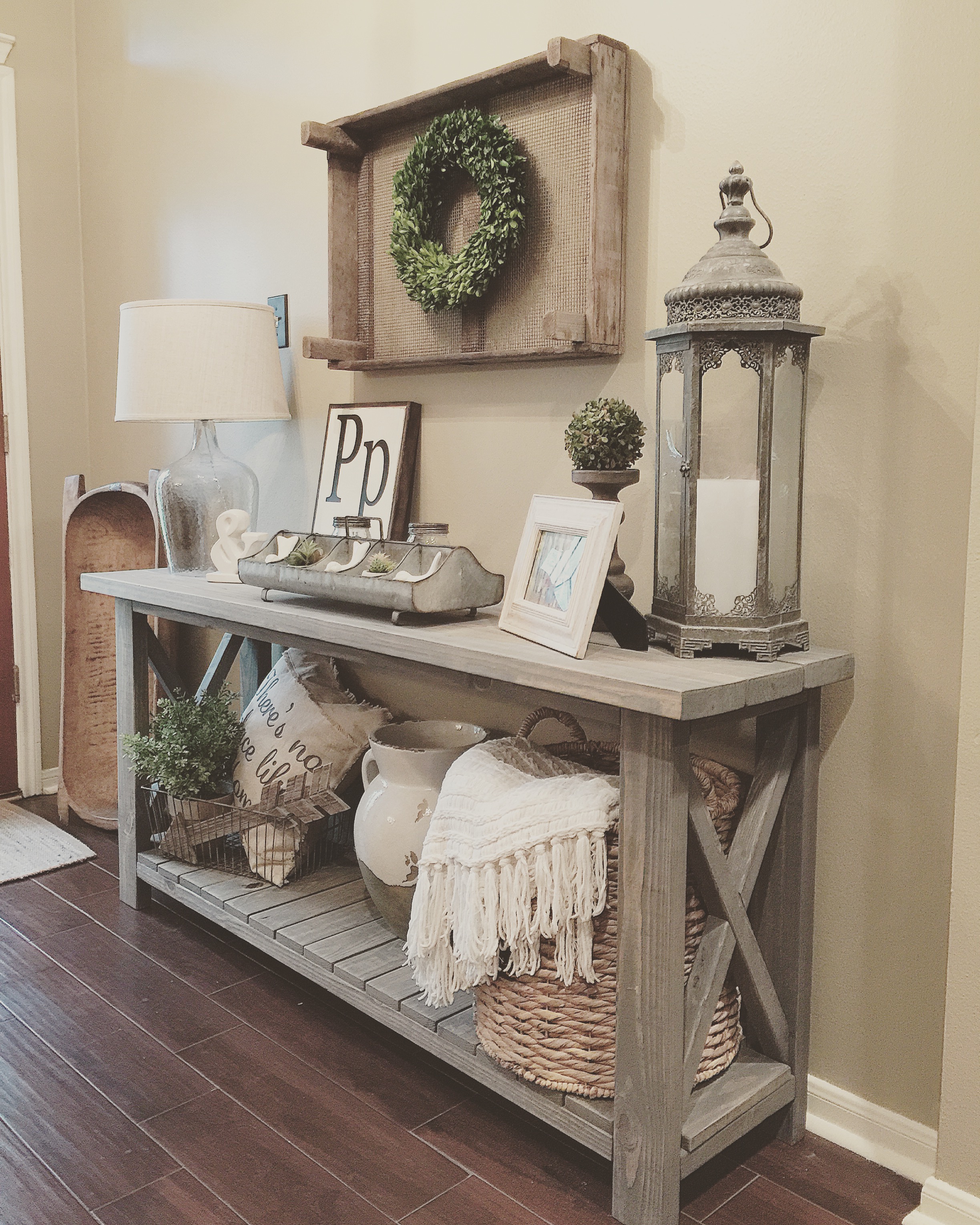 Diy Farmhouse Console Table